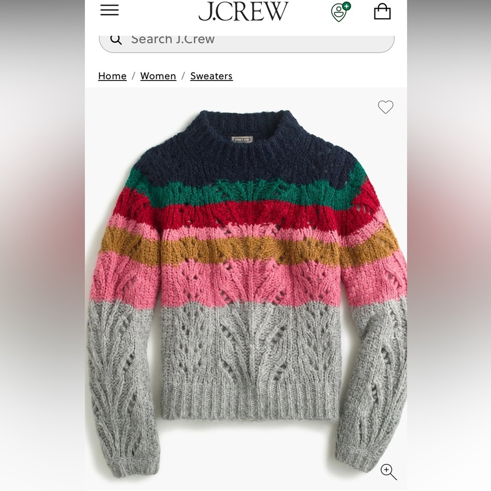 Multicolor Striped Women's Sweater